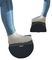 53710089 - Ergo Cosy Desk Footrest, Velvet Grey