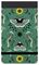 190MM1 - Elasticated Lined Pocket Notebook, 160 Pages, White and Green