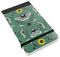 190MM1 - Elasticated Lined Pocket Notebook, 160 Pages, White and Green