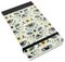 190MM2 - Elasticated Lined Pocket Notebook, 160 Pages, Green and White