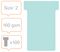2002006 - Size 2 T-Card Planning Cards, Blue 100 Pack