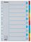 100193 - A4 Cardboard Index File Dividers, 10 Pack