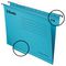 90334 - Foolscap Classic Reinforced Suspension Files, 25 Pack Blue
