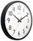 22463 - Commander 350mm Wall Clock, White / Black
