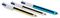 B154291 - 4 Colours Shine Ballpoint Pens, 3 Pack