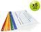 1507 - A3 Zippi Document Bags with Metal Zip, Assorted 5 Pack