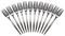 0304114 - Stainless Steel Forks, 12 Pack