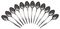 0304115 - Stainless Steel Dessert Spoons, 12 Pack