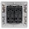 K4872WHI - Logic Plus 2 Gang 2 Way Light Switch, 10AX White