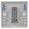 814 - 1 Gang Bell Push Switch, White