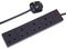 PELB1522 - 4 Gang Mains Extension Lead, 10m, Black
