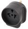PELB1716 - Visitor to UK Travel Adaptor Plug, Black