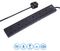 PELB1755 - 6 Gang Surge Protected Extension Lead, 5m, Black