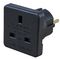 PELB1884 - UK to Europe Travel Adaptor, Black