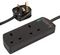 PELB1952 - 2 Gang Surge Protected Mains Extension Lead, 2m, Black