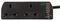 PELB1952 - 2 Gang Surge Protected Mains Extension Lead, 2m, Black