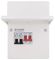 CFUGAR2-01 - Garage Kit Consumer Unit, 100A Switch, 6A & 16A MCBs, IP20