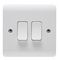 GB6:CR1272 - Instinct 2 Gang, 2 Way Wall Switch, 10AX