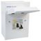 PELB1198 - Metal Shower Consumer Unit, 3 Way, 63A RCD, 40A MCB