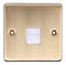 8283/BZ - Decorative Master Telephone Socket, 1 Gang, 10A, Bronze