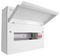 CUEB12MS10 - Metal Consumer Unit, 12 Way, 100A Mains Switch
