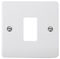 CMA20401 - Mode Frontplate, 1 Gang, White