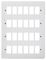 CMA20524 - Mode Frontplate, 24 Gang, White