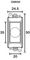GM050BK - Dimmer Mounting Kit, 1 Module