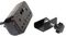 ICON.B/DD - ICON Desktop Unit, 2 Gang, 2x Cat6, 1x USB A, 1x USB C, Black