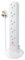 SRGTOW10110-MP - Mains Extension Tower with Surge Protection, 10 Gang, 1m, White