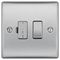 NBS50-01 - Switched Fused Connection Unit, 13A, Brushed Steel