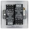 NBS82-01 - Dimmer Switch, 2 Gang, 2 Way, 200W, Brushed Steel