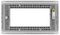 NBSEMR4-01 - Module Front Plate, 2 Gang, 4 Way, Brushed Steel