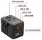 32120 - GaN III Universal Travel Adaptor with USB, 65W, 2x USB A, 2x USB C