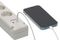1150660425 - Bremounta Euro Mains Extension Lead with USB, 5 Gang, 2x USB C, 3m, White