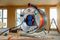 1198750 - 3 Gang Garant S Cable Reel, 230V AC, 16A, 50m, IP44
