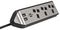 1153593410 - Estilo 3 Gang Corner Mains Extension with USB, 2x USB A, 250V AC, 13A, 2m