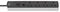 1153243520 - Ecolor FB 4 Gang Mains Extension Lead, 250V AC, 13A, 5m, Black/White