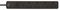 1153243520 - Ecolor FB 4 Gang Mains Extension Lead, 250V AC, 13A, 5m, Black/White