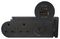 TP552240BK - 2 Gang Clip On Mains Extension Lead with USB, 2 Port, 1x USB A, 1x USB C, 1.5m, Black