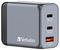 32201 - GaN USB PD Charger, 65W, 3 Port, 1x USB A, 2x USB C