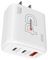SKCH001265WPDUSCN - GaN USB PD USA Fast Charger, 65W, 3 Port, 1x USB A, 2x USB C