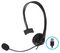 PROS-USBASMHS - Single Ear Mono USB Headset with Boom Microphone & Noise Cancellation