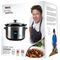 ZX929 - James Martin 4.7L Digital Slow Cooker, Stainless Steel
