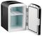 RJ48-M-BLACK-4-UK - 4L Mirrored Mini Fridge, Black