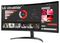 34WR50QK-B.AEK - 34" 21:9 UltraWide WQHD Curved LED Monitor, DisplayPort 2x HDMI