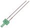 L-13GD - LED, Flat Top, 2mm, Green