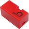 JUSTBOOM AMP ZERO CASE RED - Raspberry Pi Zero & Amp Zero pHAT Case - Red