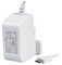 T7730DV - 3A, UK & Euro Raspberry Pi 4 USB-C  Plug In Power Supply (Level VI), White
