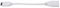 SC0726 - Mini HDMI Male to HDMI Female Cable Adaptor, 100mm White